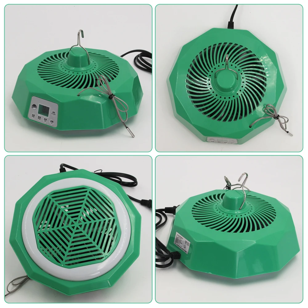 Lâmpada de aquecimento inteligente para animais de estimação, 220v, luz quente para animais de estimação, controle de temperatura, ar condicionado, aquecimento, incubadora de choco de aves