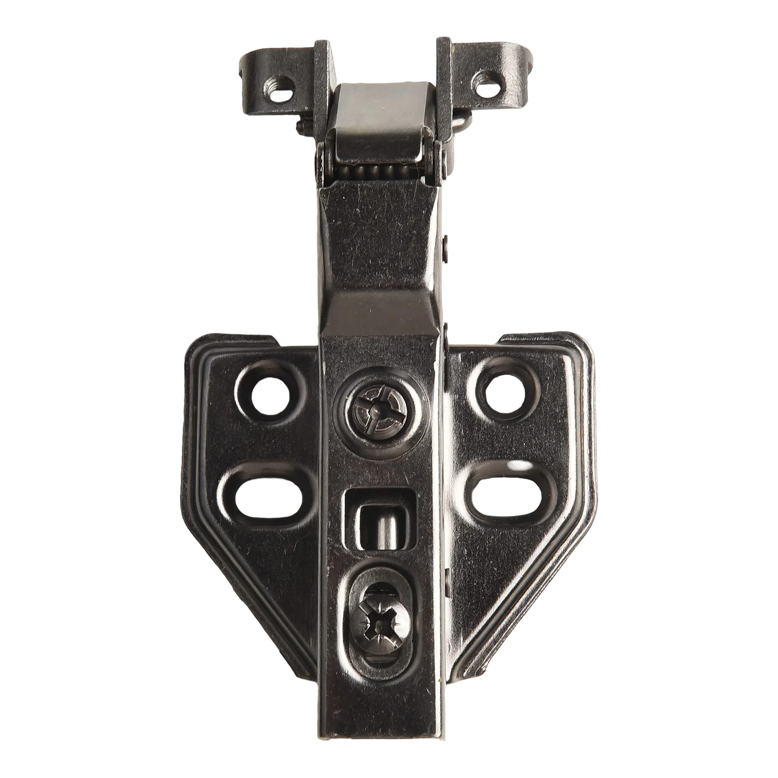 Home Improvement Black Aluminum Frame Hinge Bracket Integrated Oil Cylinder Reinforced Stability Rust-resistant Construction