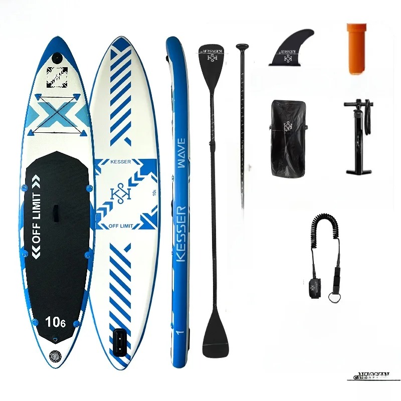 Tabla de Paddle de pie de doble capa Thiened, tabla de surf Iatable para deportes acuáticos al aire libre, tabla de surf estable