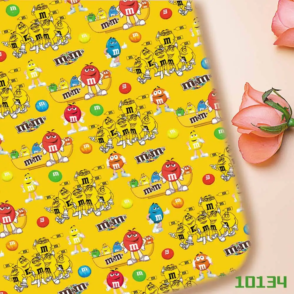 FabricDIY140*50cm cartoon fabric handmade baby clothes bed sheet printed fabric sewing children\'s fabric tablecloth