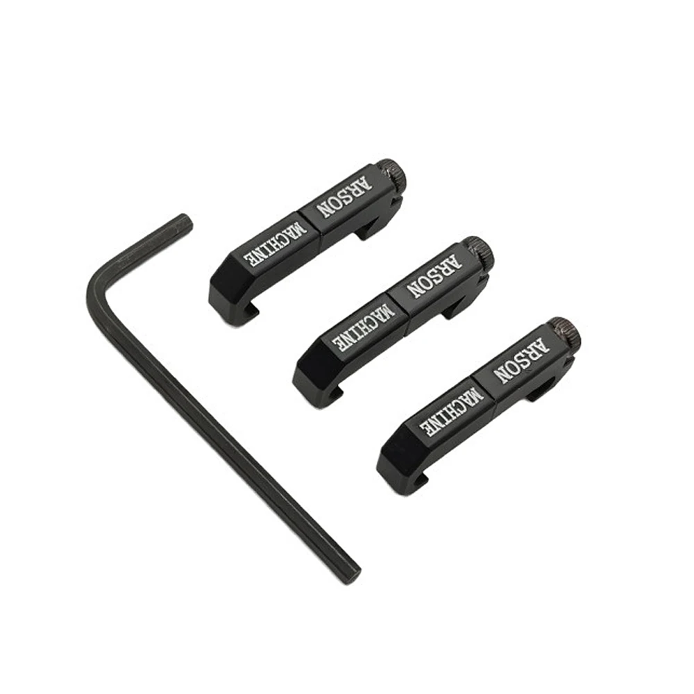 3Pcs M-LOK Cable Management Kit CNC Aluminum Wire Clips for Tactical Flashlight Laser Remote Switch