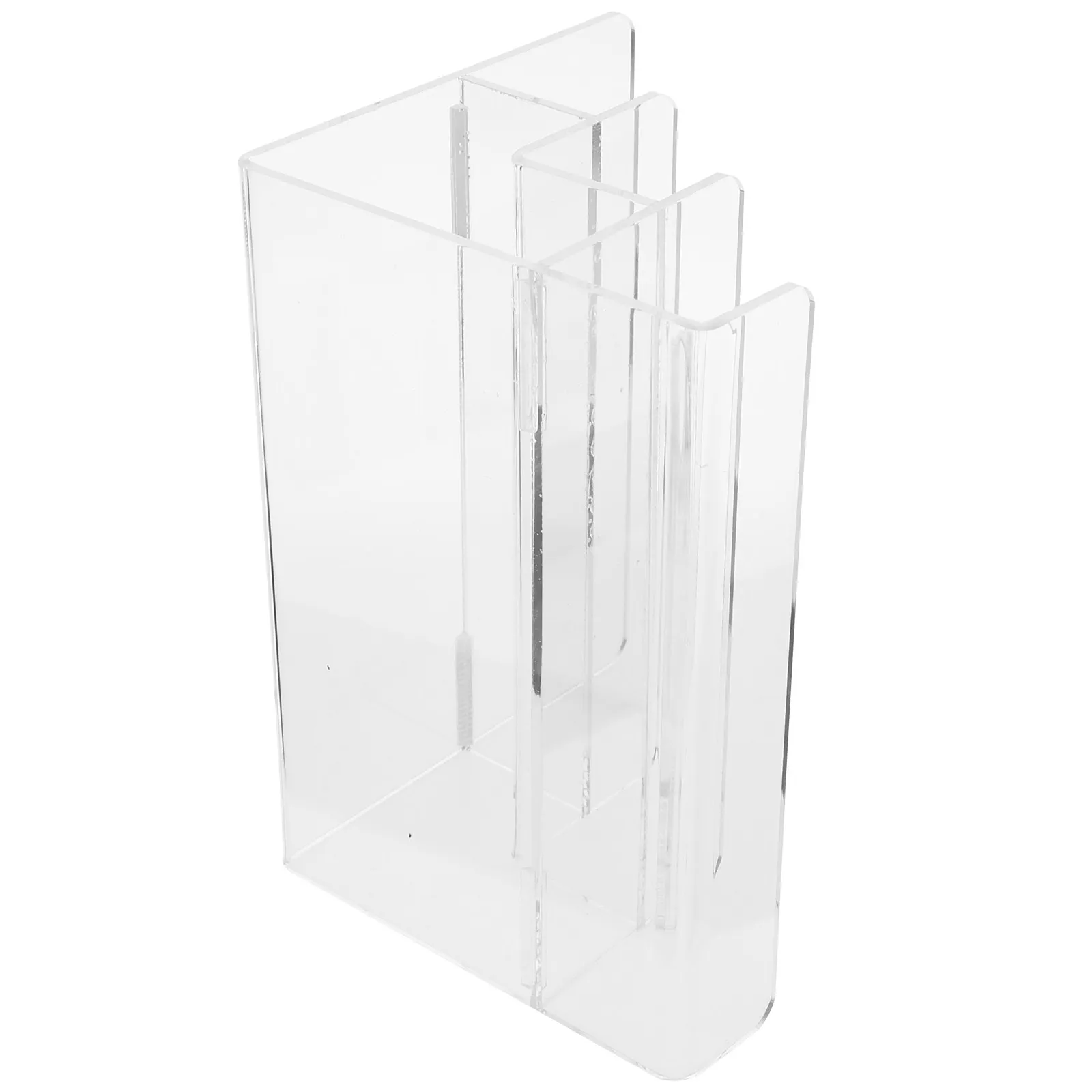 Multi-Tier Acrylic Wallet Stand Transparent Display Shelf Organizer Sunglasses Storage Rack Purse Holders Retail Display