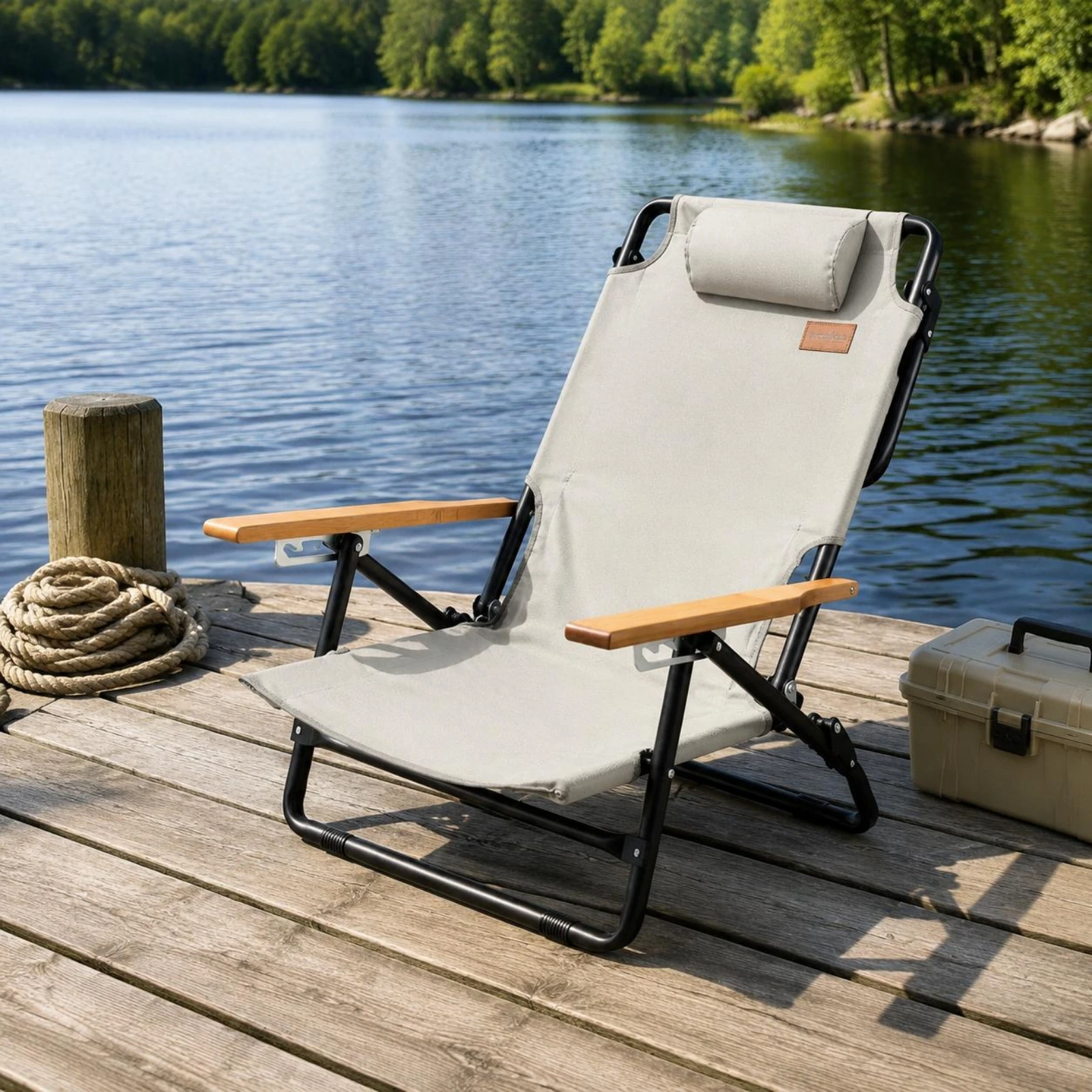 Kursi Lipat Camping, Kursi San - Outdoor Furniture Aluminium ulasan dan harga