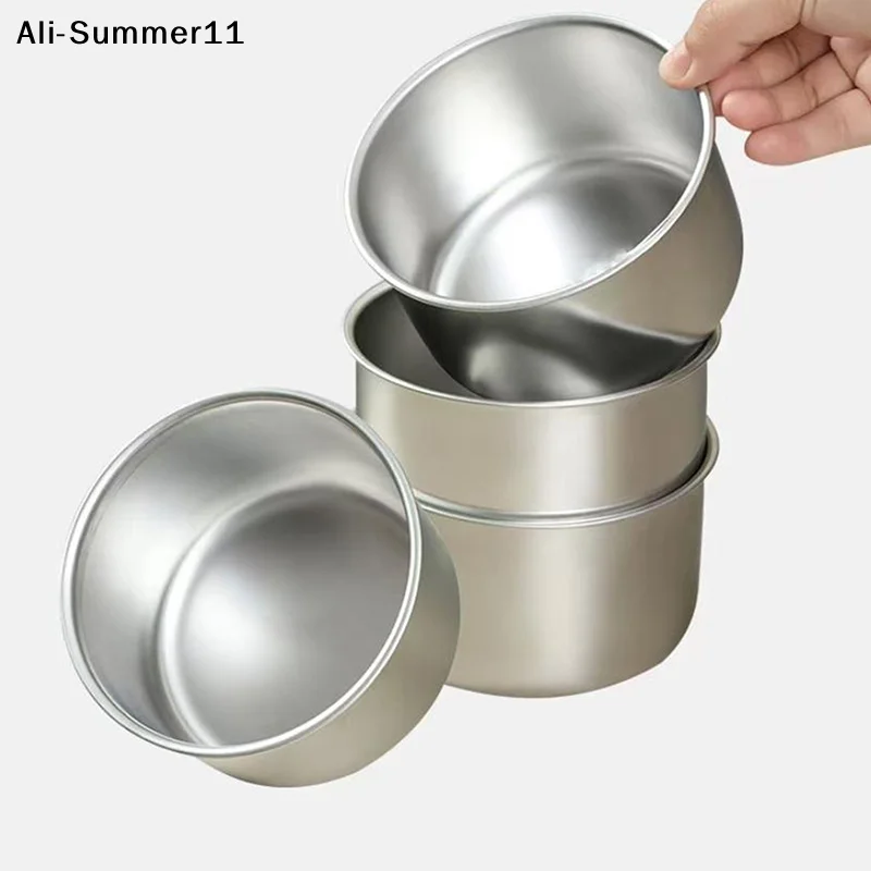 

【Ag】3Pcs/1Pc Stainless Steel Food Box Microwave Lunch Boxs Sealed Leakproof Travel Storage Box Household Box