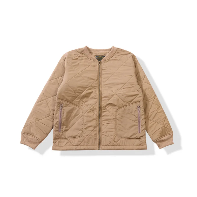 OKONKWO improved version of M43 liner jacket Ami Khaki padded cotton quilted jacket