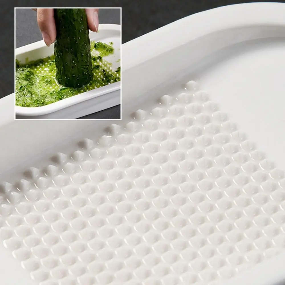 Manual Ginger Grater Ceramics Wear Resistant Vegetable Grinding Tool Labor Saving Ramp Kitchen Grater Side Dish Preparation