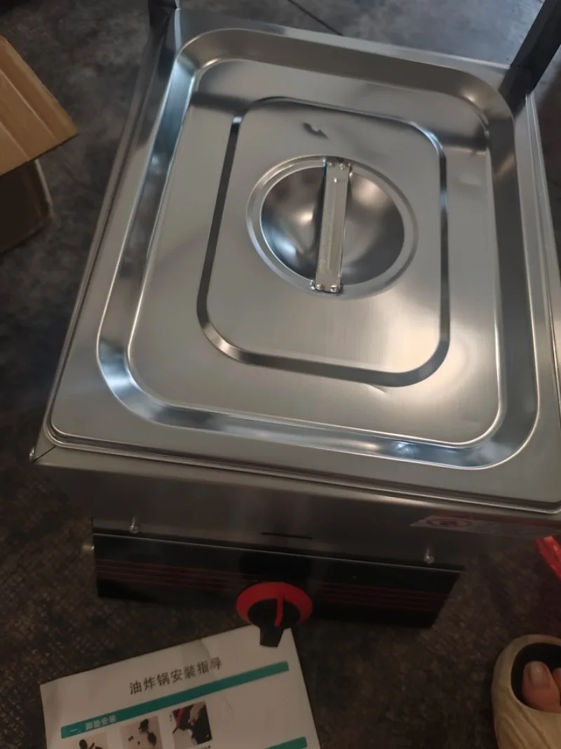 For Commercial Stall Deep Fryer Multi Function Frying Pot For Fried Skewers Potato Chips Oden Chicken Steak