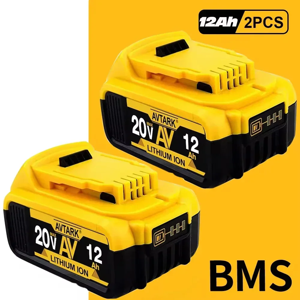 

For Dewalt DCB606 DCB609 DCB205 DCB206 DCB209 DCB182 Cordless Power Tool Battery20V 12000mah Replacement battery