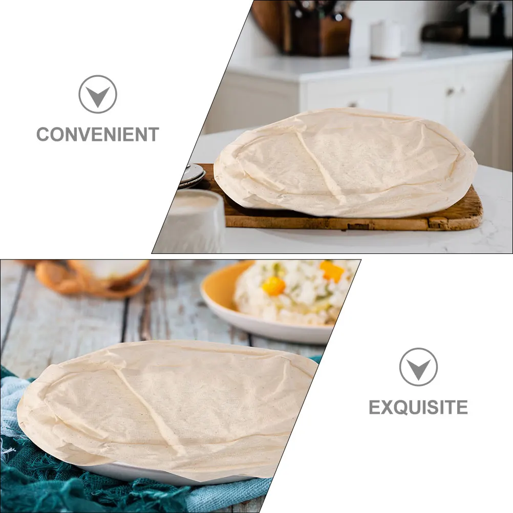 

3pcs Oval Cloth Liner For Bread Fermenting Basket Baking Accessories Pastry Making Tools Non-Stick Dough Liner Washable Kitchen