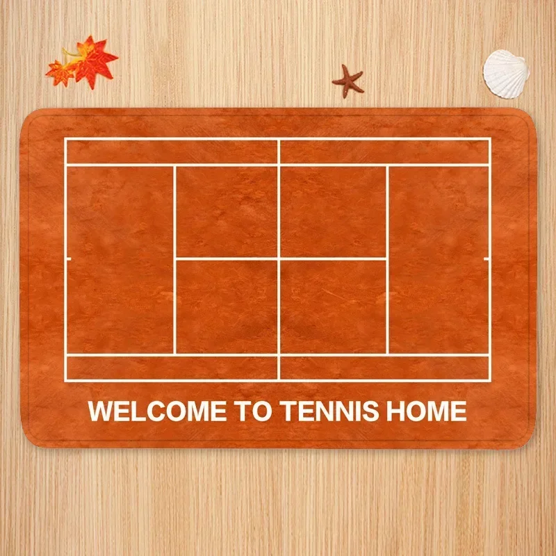 Non-slip tennis court door mat carpet bathroom kitchen balcony  living  porch bed  home decoration