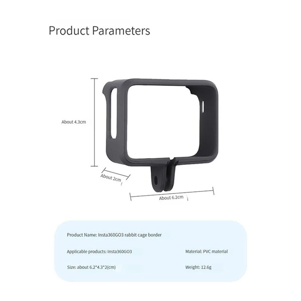 إطار حماية Insta360 ، إطار واقي بقاعدة غير مرئية ، مفتاح براغي ، ملحقات الكاميرا