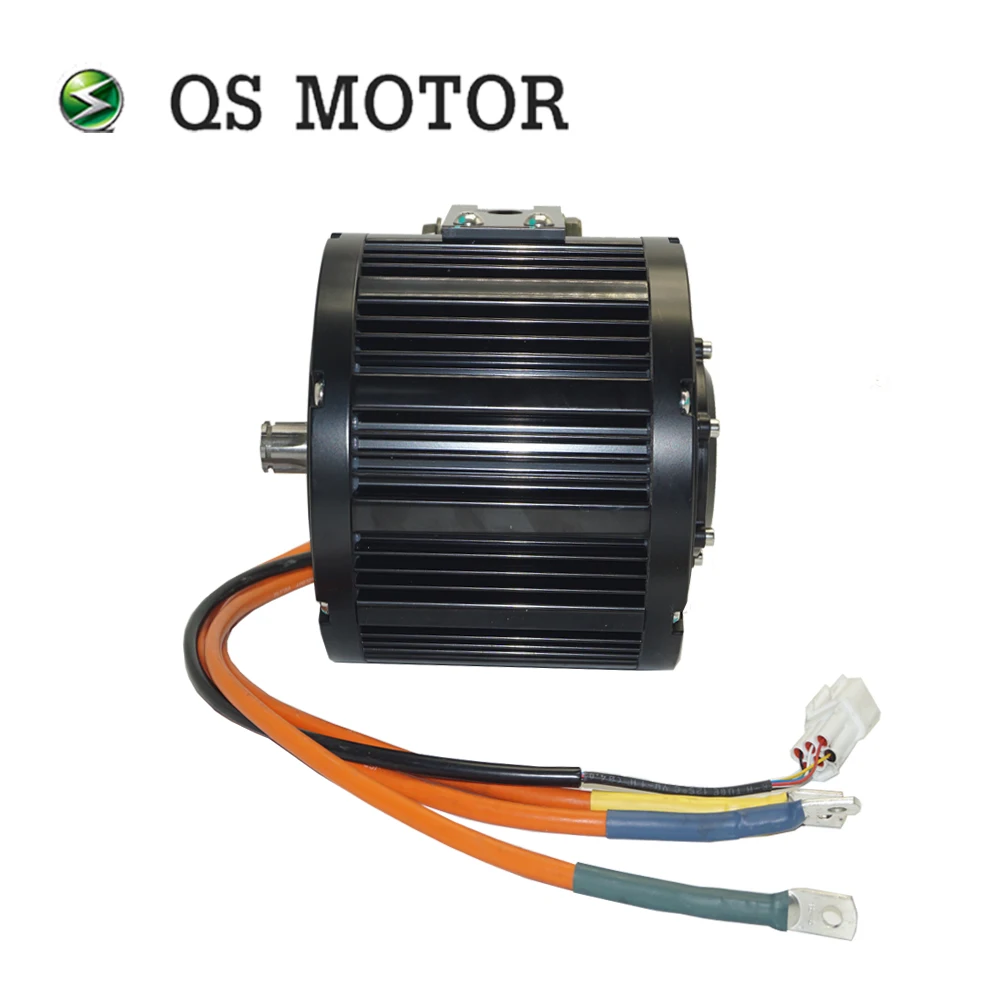 QS Motor-Eje estriado para motocicleta eléctrica, Eje estriado con piñón 3000 14T, 428 W, 70H, V1, QS138