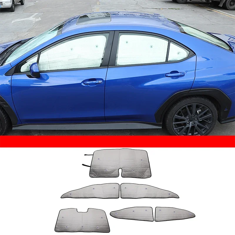 

Car Full Covers Sun Visor for Subaru WRX 2021-2023 Car Parasol Window Visor Sunshade Cover Aluminum Foil Paper Accessories