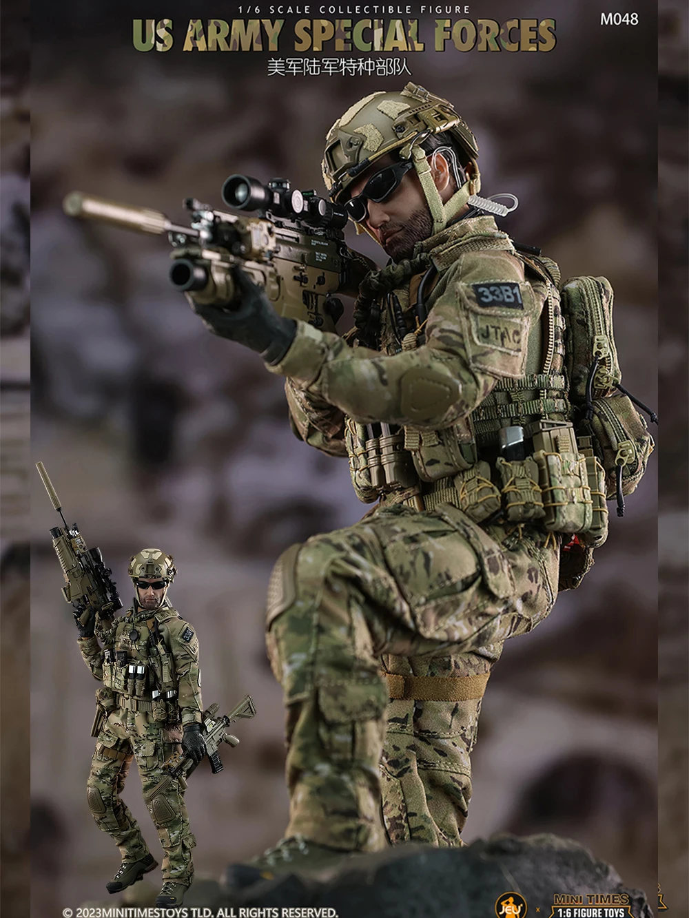 ViiKONDO M048 Minitimes 1/6 مقياس العمل العسكري نموذج لجسم لعبة القوات الخاصة الجيش الأمريكي تمثال 12 ''الجندي مجموعة كاملة جمع #1