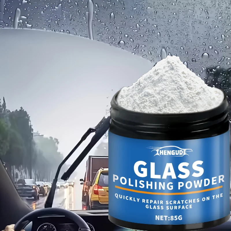 Glass Polishing Powder - Professional Car Windshield Scratch Remover, Camper Mirror Clarity Restorer view 4
