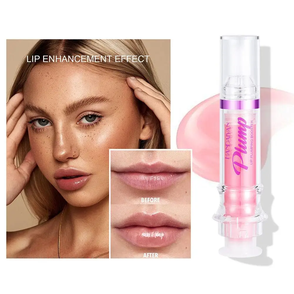 Cosmet-lápiz labial con tubo de aguja, brillo de labios transparente, maquillaje de larga duración, Aceite hidratante, glaseado, B5I8