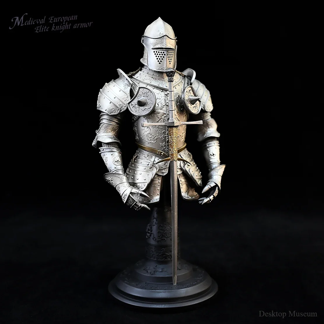 190MM Resin home decoration craft ancient European medieval armour finished home decoration model LTCP-277