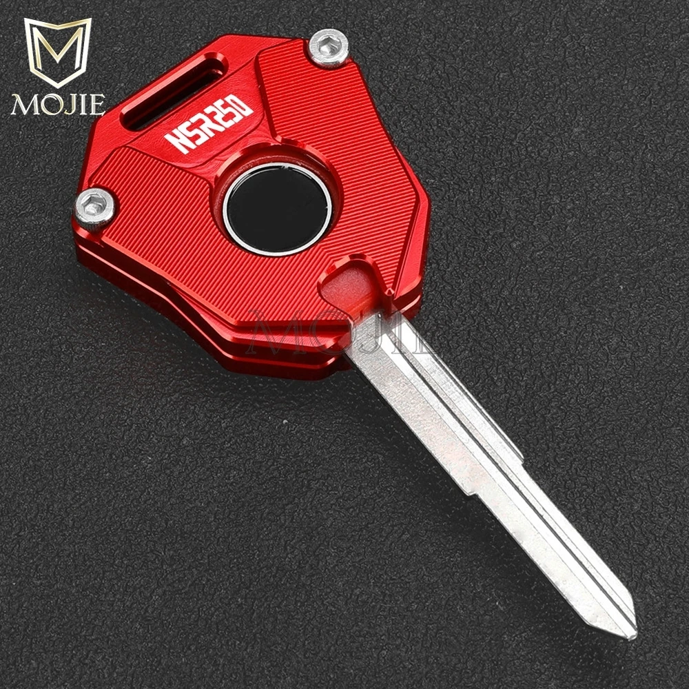 New Motorcycle Aluminum Key Cover Case Shell Keyring For Honda NSR250 NSR250R NSR 250 250R 1988 1989 1990 1991 1992 1993 1994