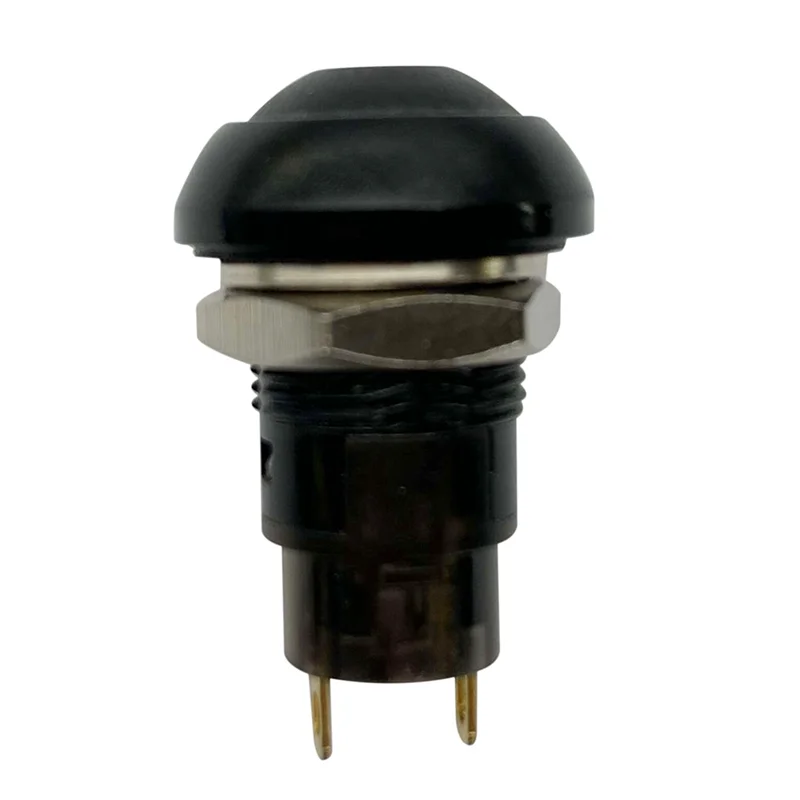 Y51A-4X مفتاح ضغط على الخروج مقاوم للماء 12 مم SPST 2A IP67، أسود