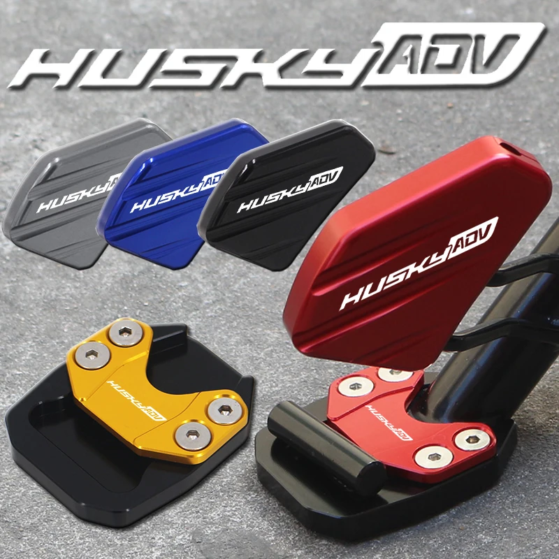 

For SYM Husky ADV300 300ADV Motorcycle Accessories Kickstand Foot Side Stand Extension Pad CNC Aluminum Alloy