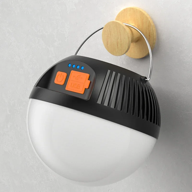 LED Outdoor Personalized Lighting Camping Portable Tent Light TYPE-C Rechargeable Solar Portable Camping Light