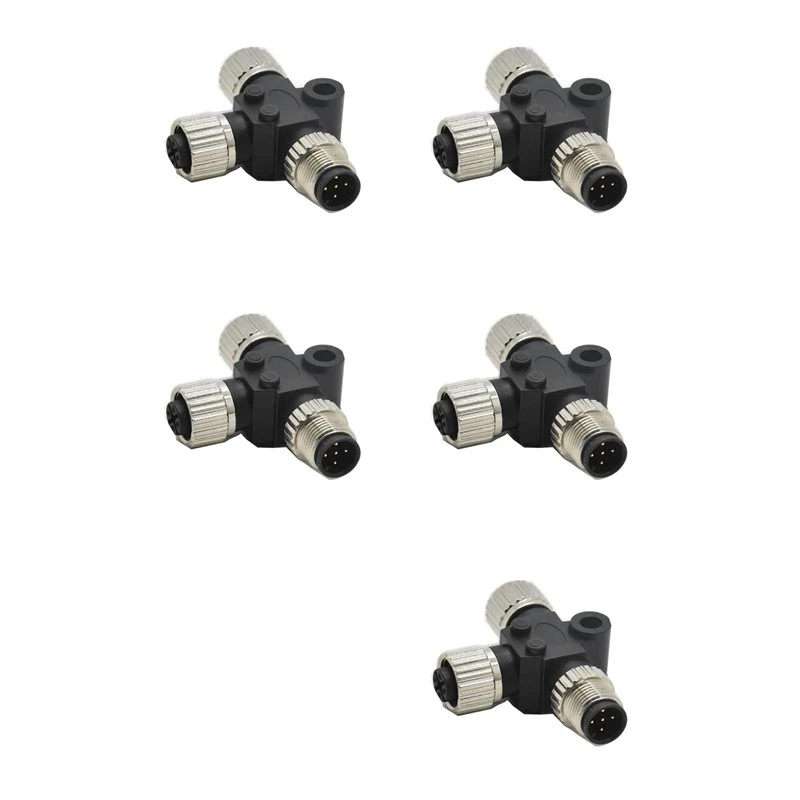 A13Z-5X For NMEA 2000 3 Port Multiport T Connector Starter Kit Silver Edge 3 Way Adapter For Boat Marine Accessories