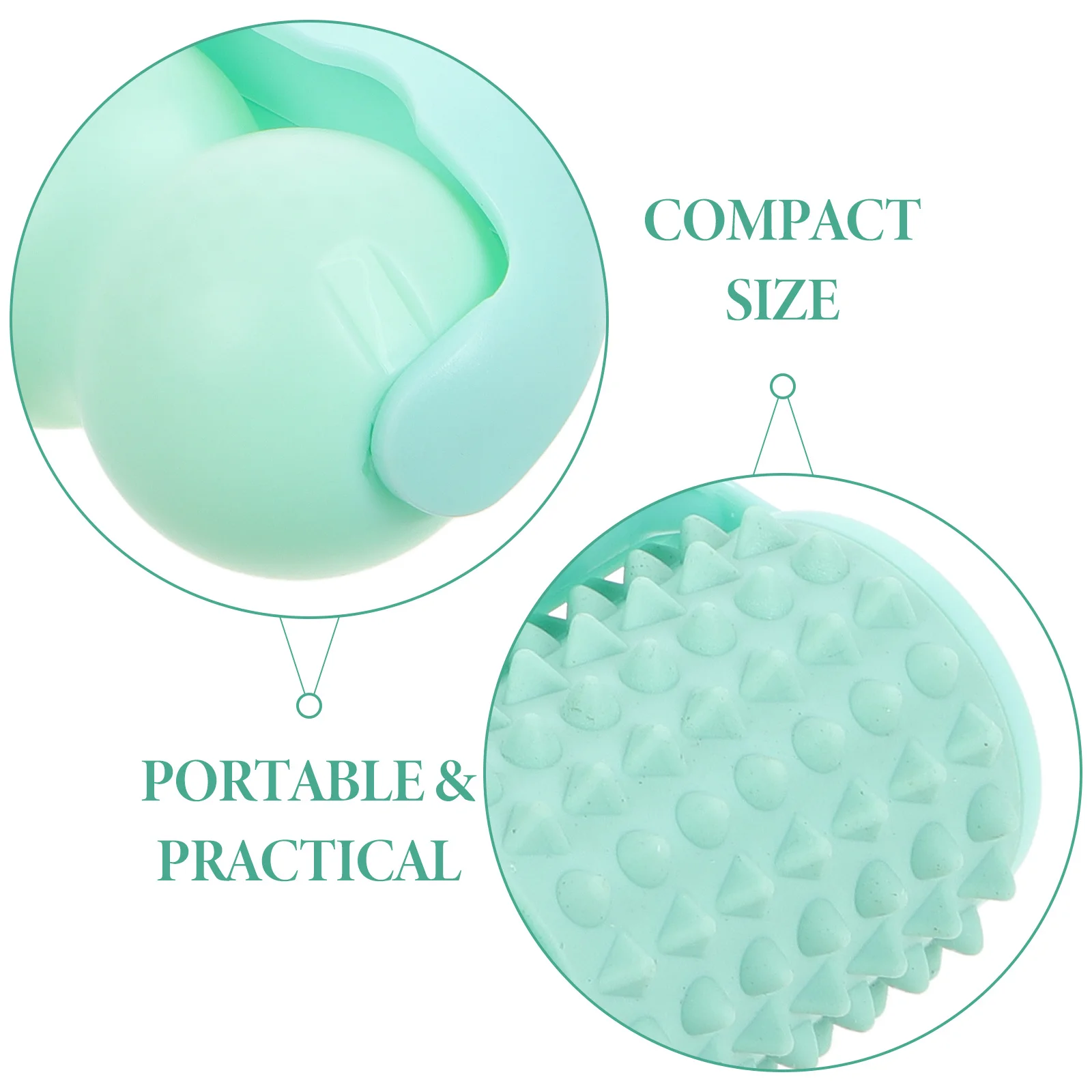 جهاز تدليك الوجه برأس مزدوج، أداة العناية بالبشرة المحمولة، مادة السيليكون الآمنة، استرخاء العضلات، السفر المحمول #2