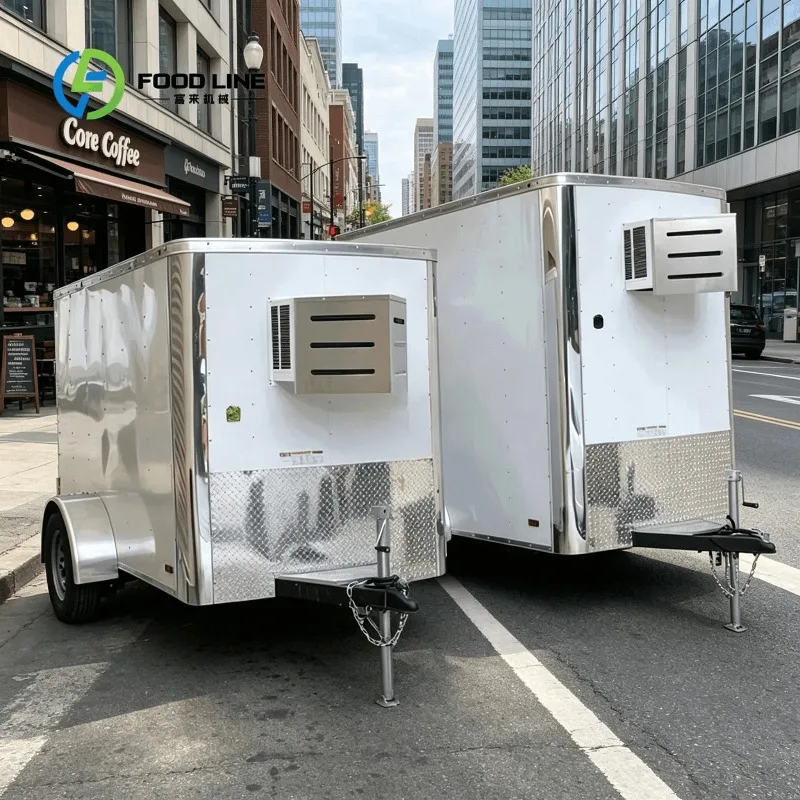Customized Refrigeration Trailer Box With Diamond Plate Skirt And Side Door For Vegetable Transport Bulk Purchase Lower Cost