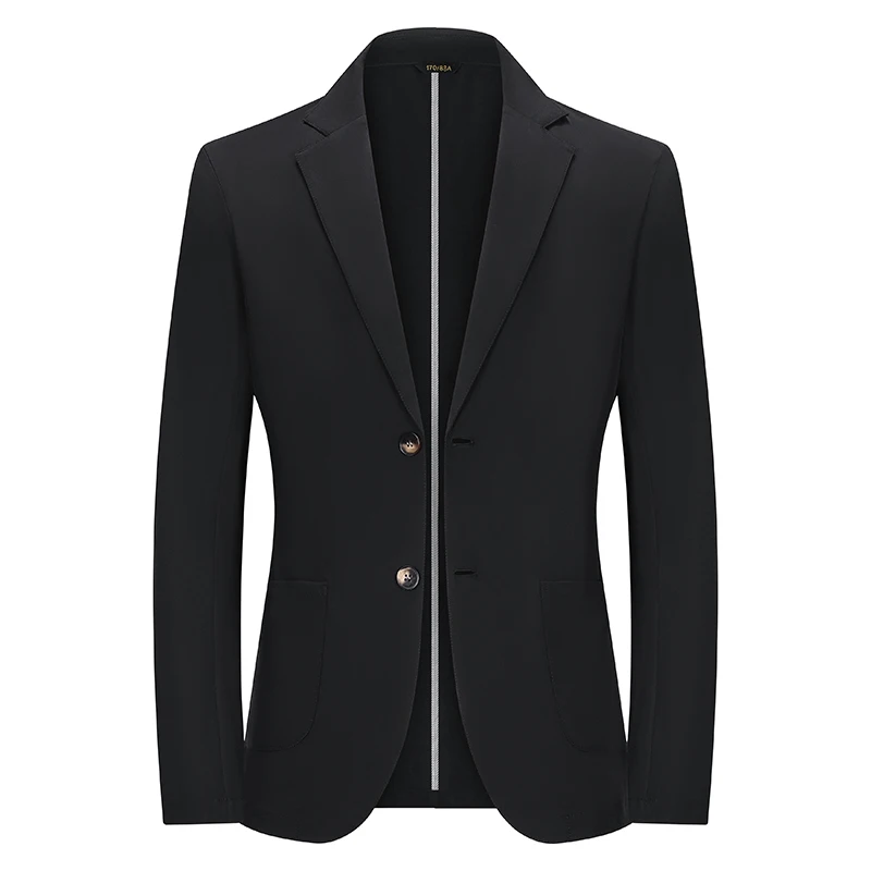 

Luxury Men Jacket Blazer Brand Men Slim New Sunscreen Jacket Spring Summer Thin Breathable Business Ice Silk Casual Blazer