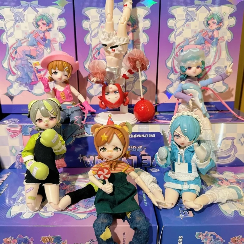 แท้ Eve Lynna Bjd กล่องตาบอด Dreamland Series โทรศัพท์มือถือตุ๊กตา Bjd อินเทรนด์เล่นเครื่องประดับตุ๊กตามือถือตัวเลขของขวัญวันเกิด