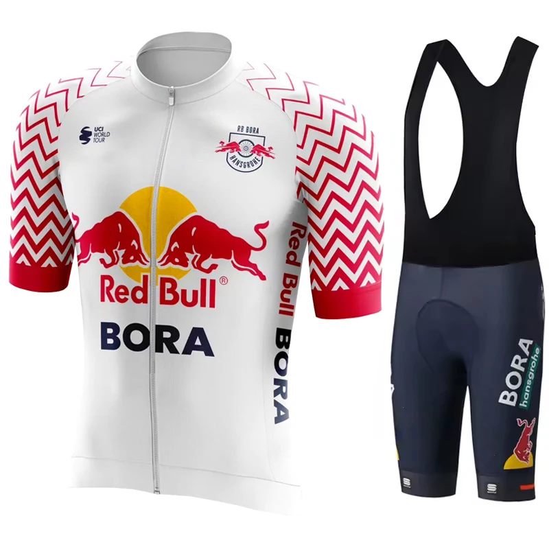 

Jersey Bike Men Red Bull Cycling Set Road Uniform Mtb Clothing Men's Blouse Summer Clothes 2024 Triathlon Suit Man Pro Team Male