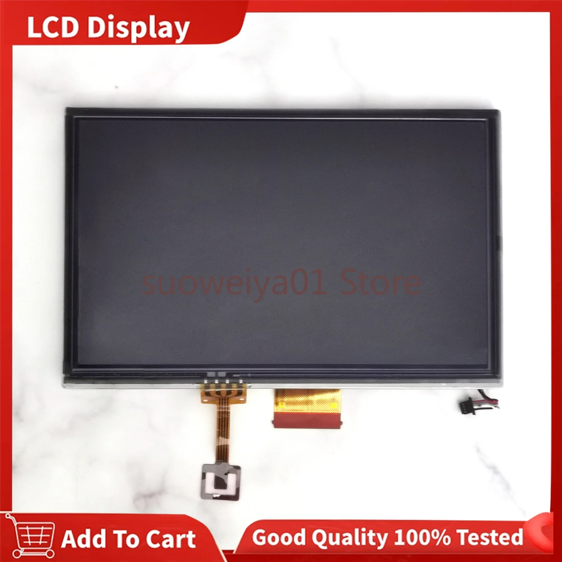 7 Inch LCD Display C070VW04 V0 with Touch Screen Panel WLED TTL for AUO GPS Navigation Screen