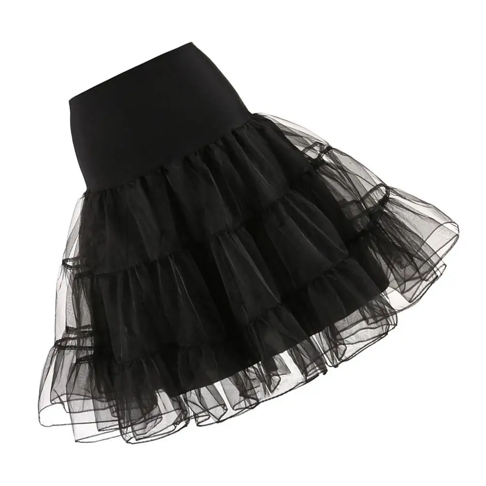 

Pannier Big Vintage Petticoat Hoopless Tutu Skirt Short Girl Woman