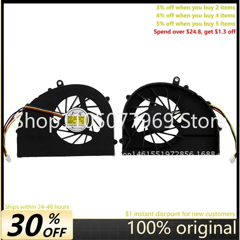 Ventilador de Resfriamento para Notebook HP DV4-3000 DV4-3010TX 3011 3126 3200 3115 3125 - Peça de Reposição para Reparo de Notebooks