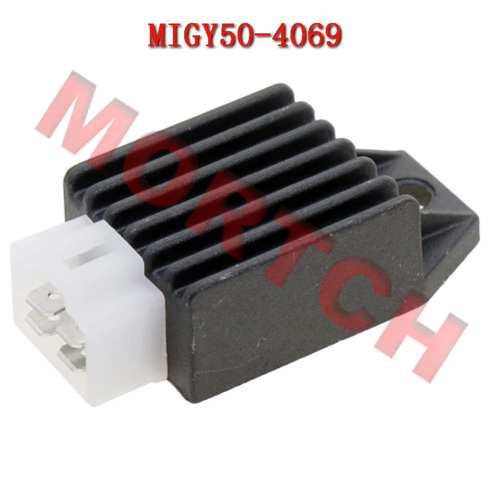 otorcycle Scooter Voltage Regulator Rectifier 12V 4 Pin Fit GY6 Buggy 50cc 125cc 150cc CD70 Moped Scooter ATV