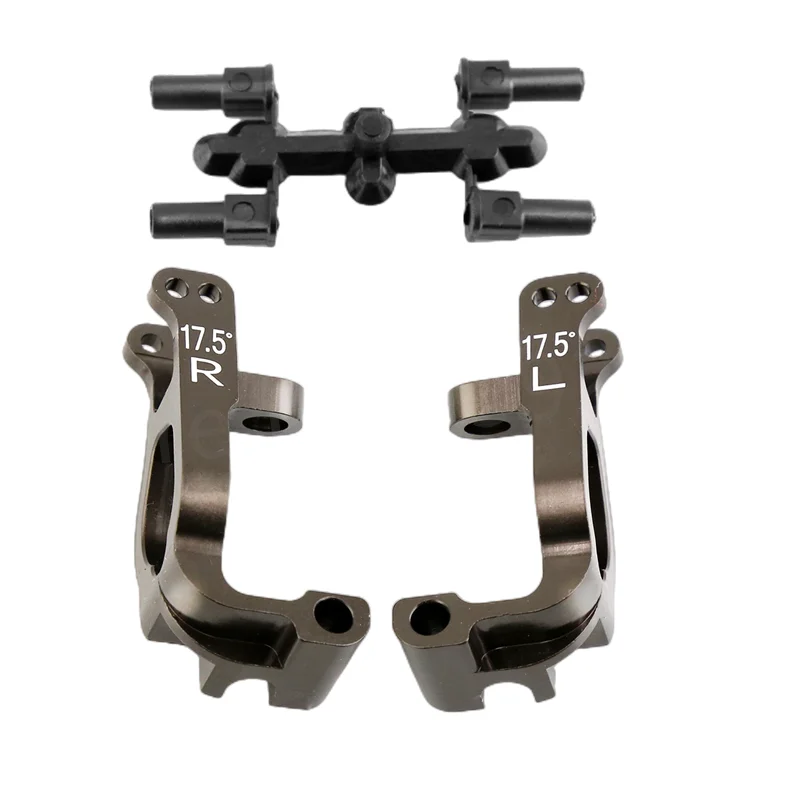 Metal C-Hub Carrier Caster Block, Atualizar Peças, Atualizar Acessórios, Fits Kyosho MP9, MP10, 1/8 RC Car, IFW474, 17,5 graus