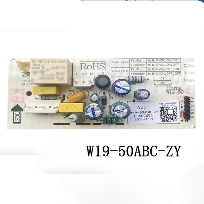 

New For Homa Refrigerator Control Board W19-50ABC-ZY Circuit PCB Fridge Motehrboard Freezer Parts
