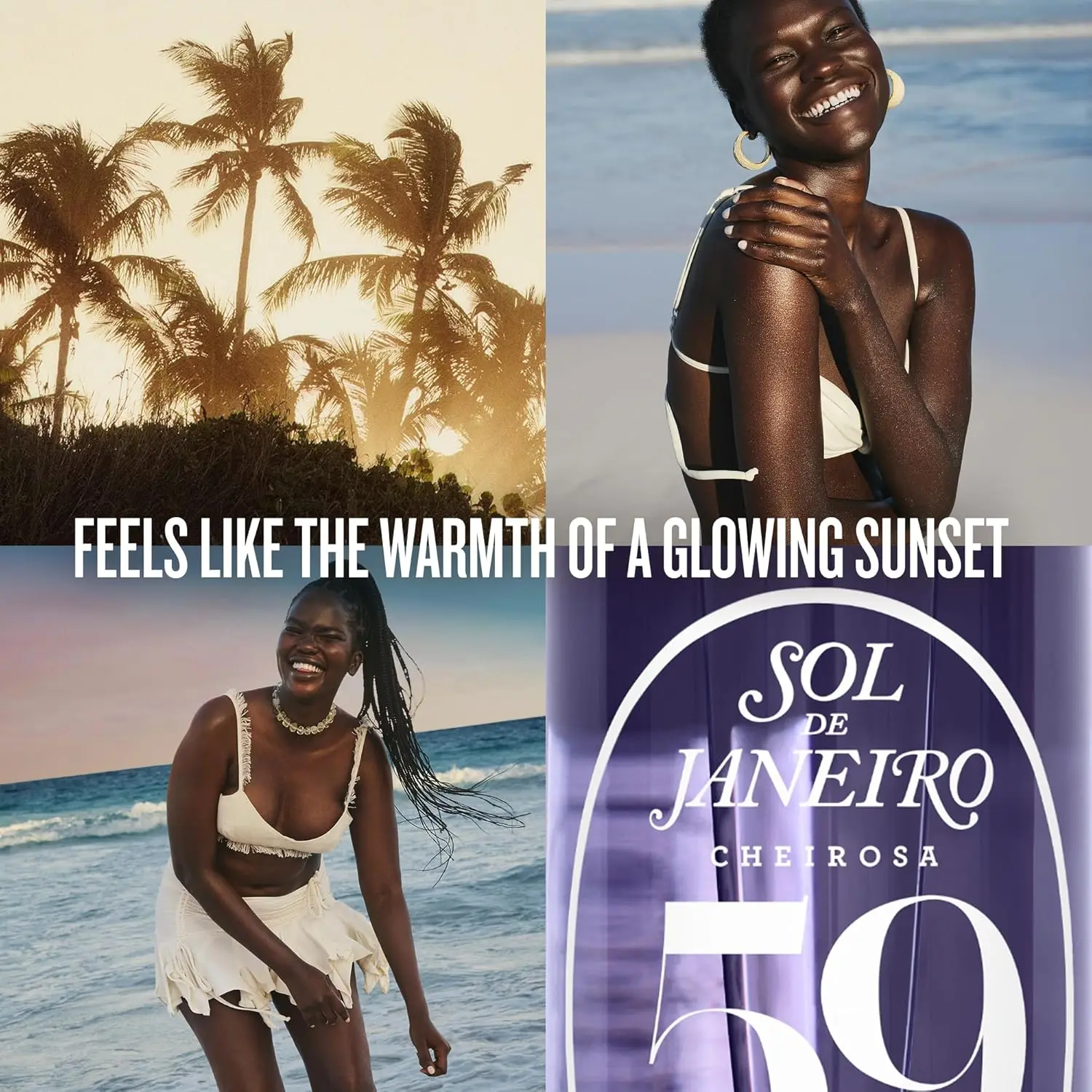 SOL DE JANEIRO Cabelo e Corpo Perfume Névoa Perfume vibratório Purple Haze Faça você mais charmoso na frente dos homens