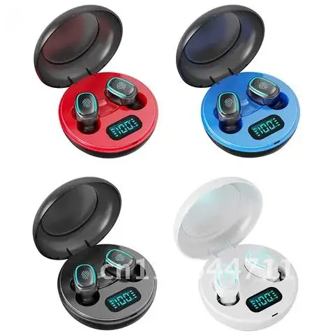 A10 TWS Bluetooth 5.0 cuffie Wireless HiFi In-Ear auricolare Touch Control cuffie con cancellazione del rumore auricolari Wireless auricolari