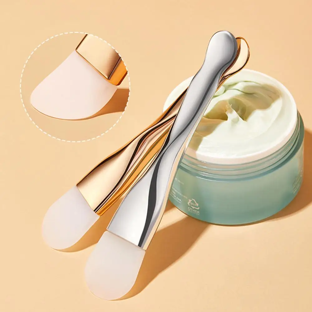 Brosse pour masque à Double extrémité, Non absorbante, pour masque en argile, outil facile à nettoyer pour bricolage, Application de masque Facial, accessoire de maquillage doux X9I8