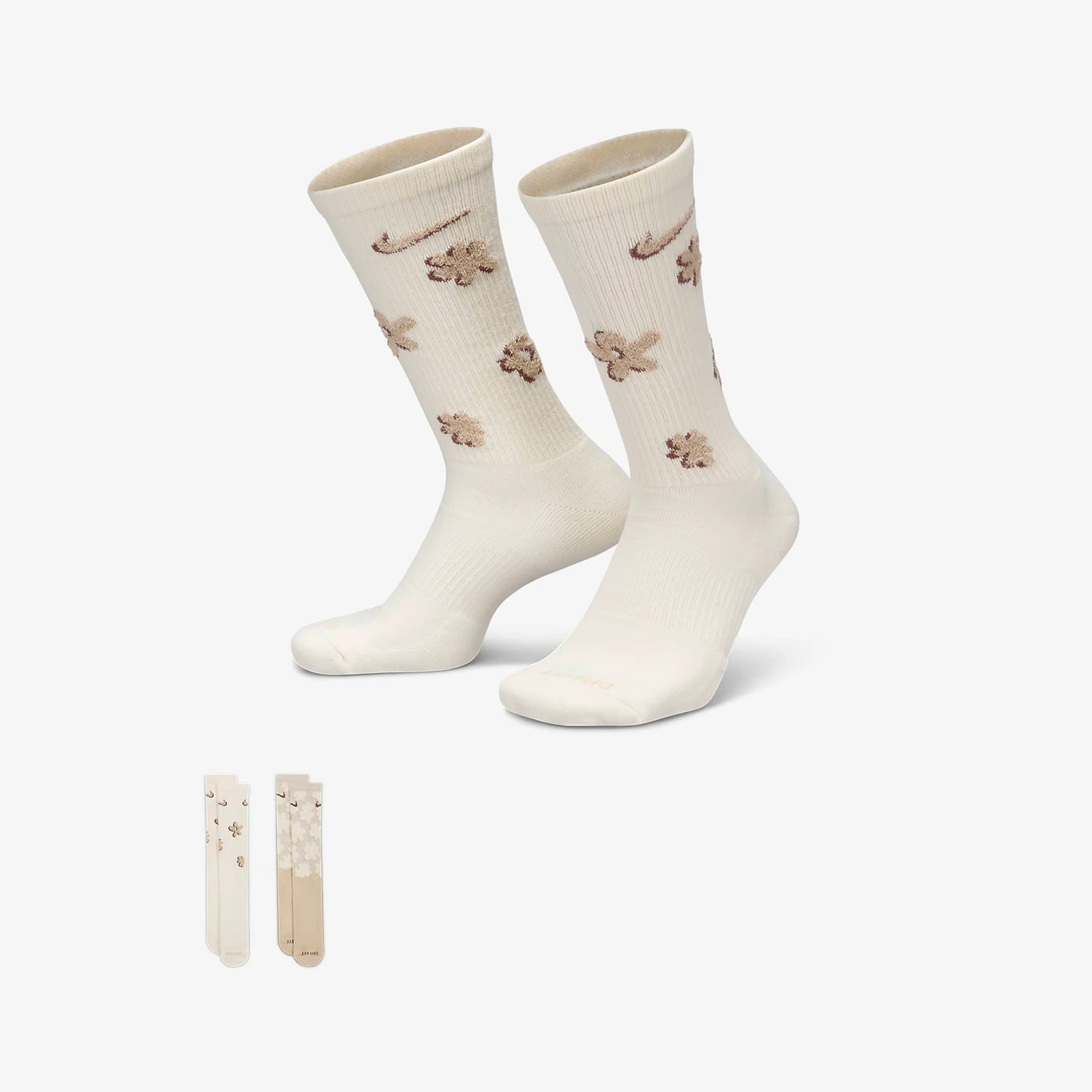 

Nike genuine Spring Unisex Knitted Durable Casual Sports Socks (2-Pack) FN9136-900