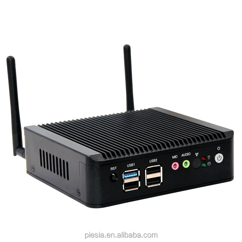 Professional Industrial Mini Pc Dual Lan Win7 WIN10 Xp Linux Fanless Embedded Computer with Integrated I/O