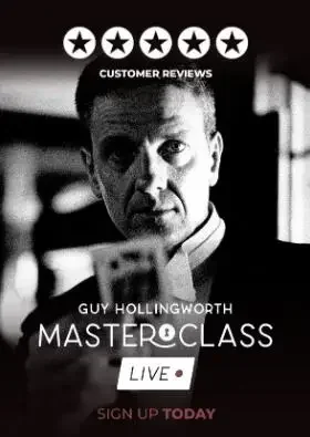 Guy Hollingworth Masterclass Live 1-3+Live Zoom Chat -Magic tricks