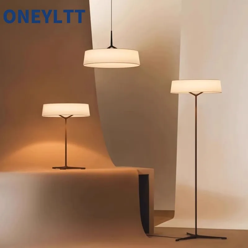 

Italian designer's creative floor lamp minimalist fabric pendant light bedroom counter living room coffee shop fabric desk lamp