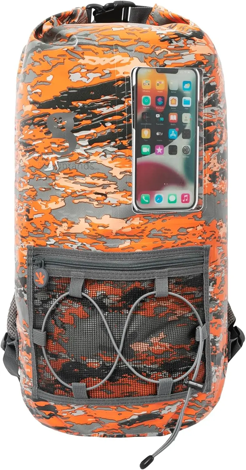 

Hydroner 20L Waterproof Dry Bag Backpack – Lightweight Roll-Top Bag with Clear Phone Pouch for Outdoor Activities