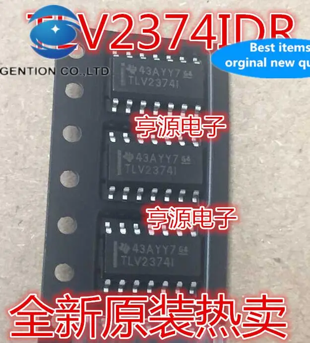 

20 шт. 100% оригинальный новый TLV2374I TLV2374IDR 2374I SOP14 чип четырехъядерного операционного усилителя Rail-to-Rail