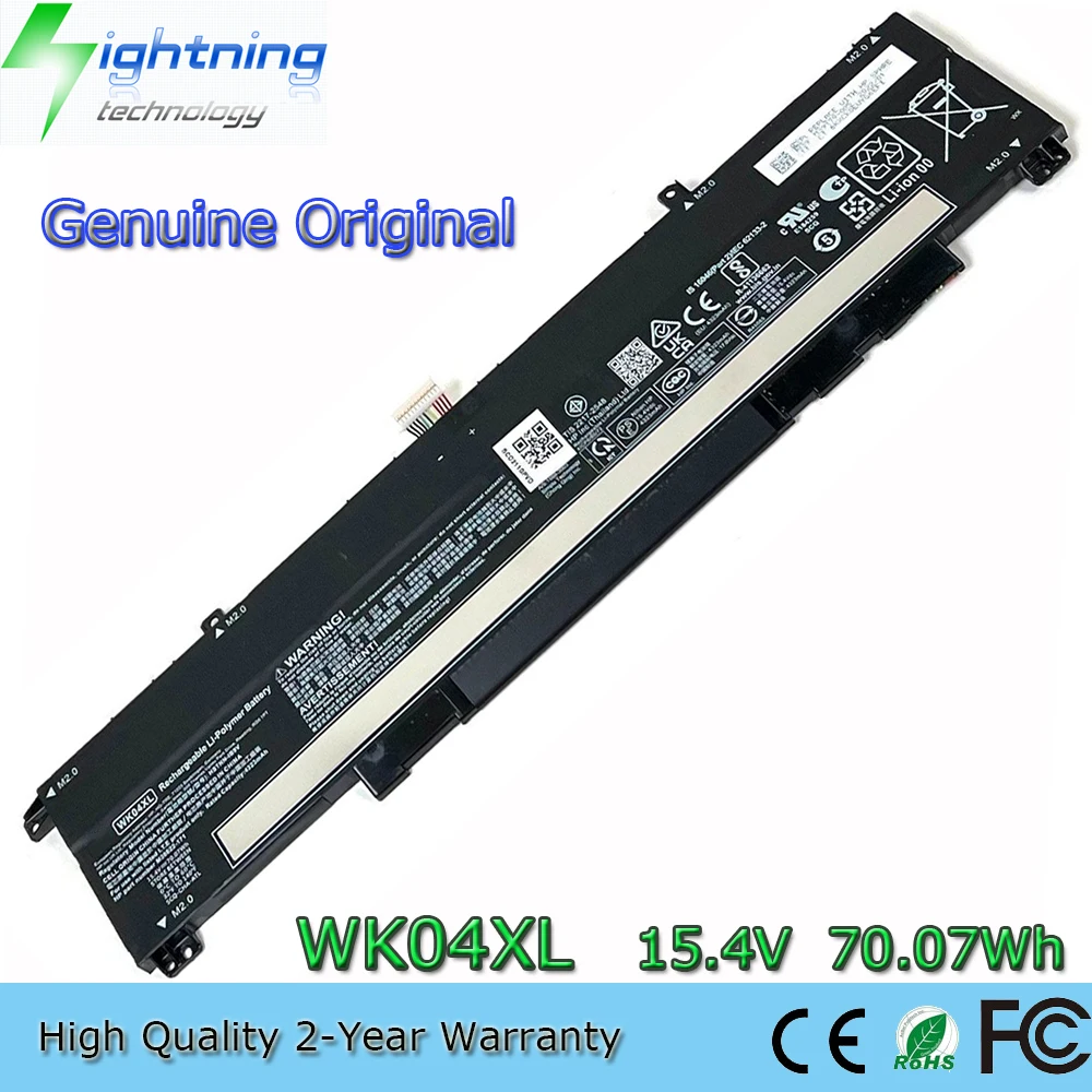 New Genuine Original WK04XL 15.4V 70.07Wh Laptop Battery for HP Victus 16-D 16-E M38822-171 M39179-005 M38822-AC1 HSTNN-IB9V