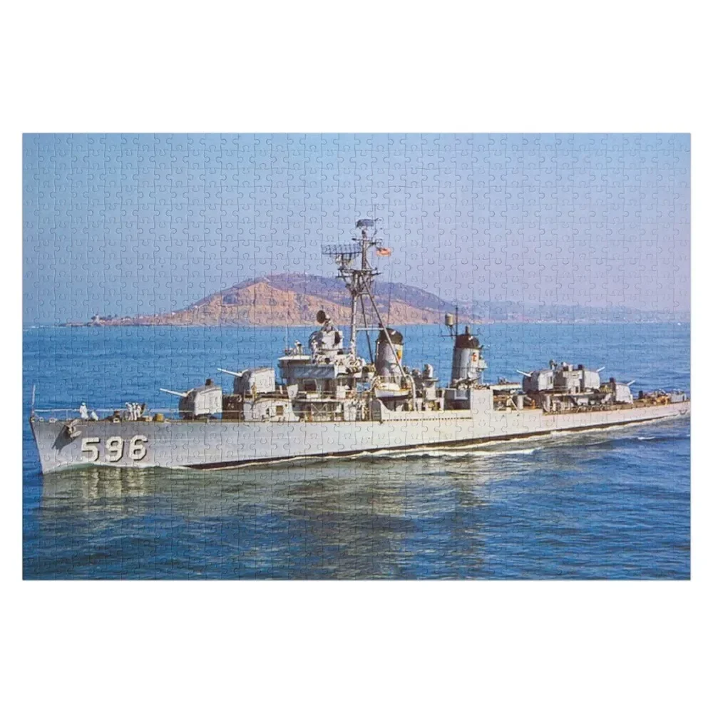 USS SHIELDS (DD-596) SHIP'S STORE Jigsaw Puzzle Custom Game Children Personalized Child Gift Custom Wooden Name Puzzle