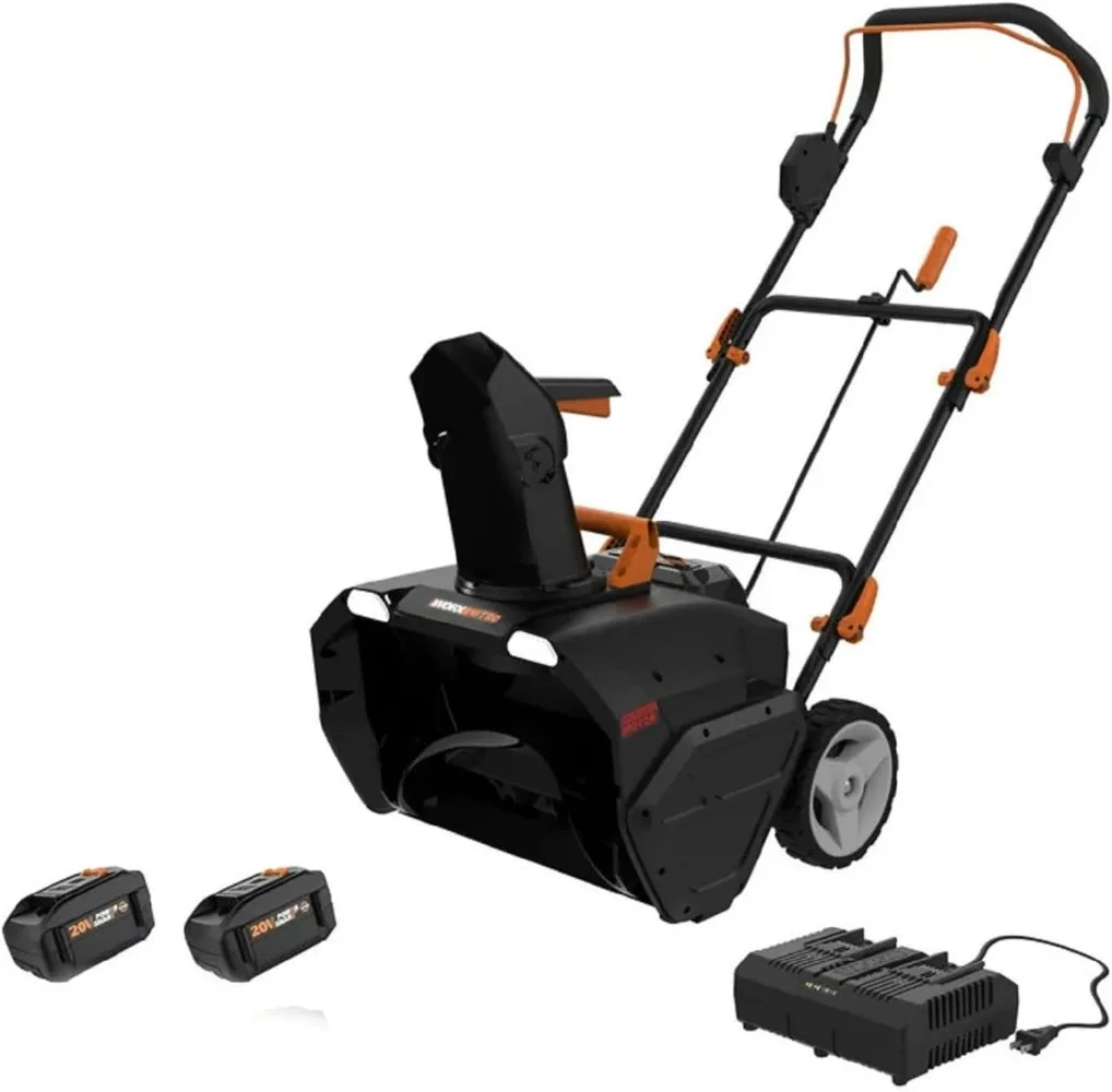 

Worx 40V 20" Cordless Snow Blower Power Share with Brushless Motor - WG471 (Batteries & Charger Included)