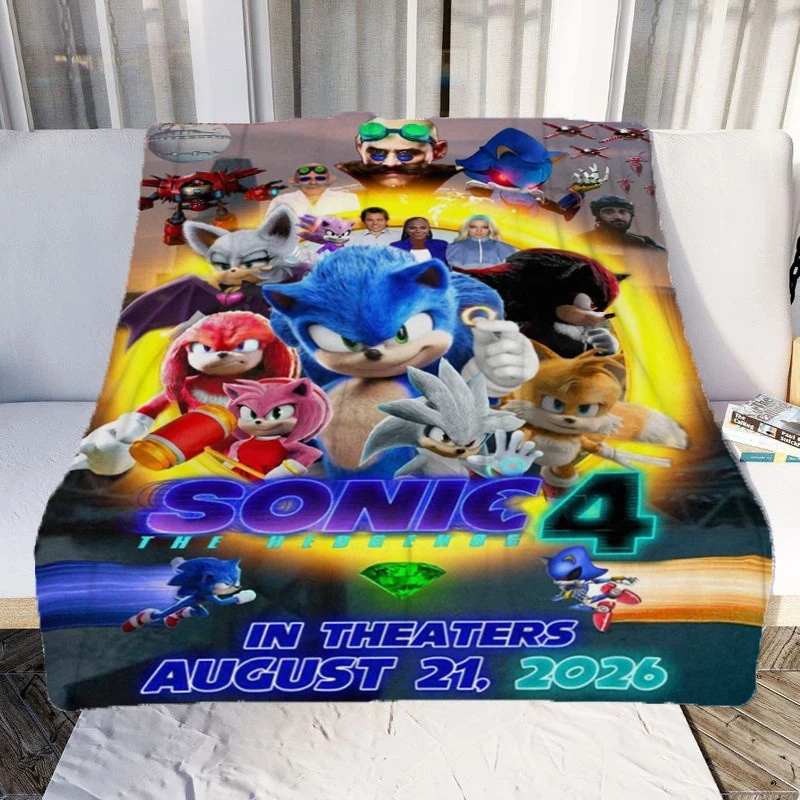 S-Sonic printed blankets, stylish flannel blankets, comfortable lazy sofa blankets, ultra-soft sheets and mattresses